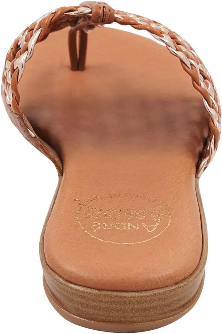 André Assous Women's Nice Woven Featherweight Sandal Flip-Flop