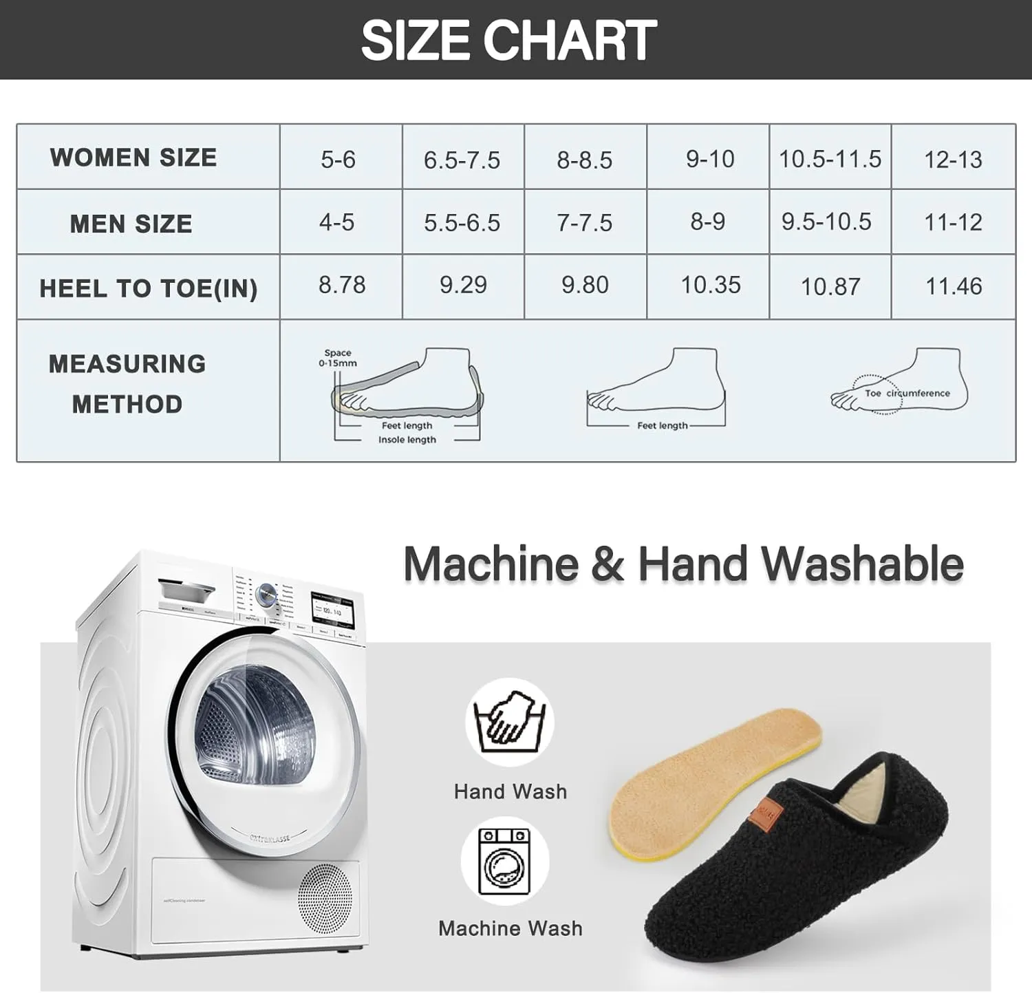 ATHMILE House Slippers for Women Men Indoor Barefoot Slippers Socks Furry Slip on House Shoes Cozy Comfy Slippers for Home Bedroom Travel Yoga