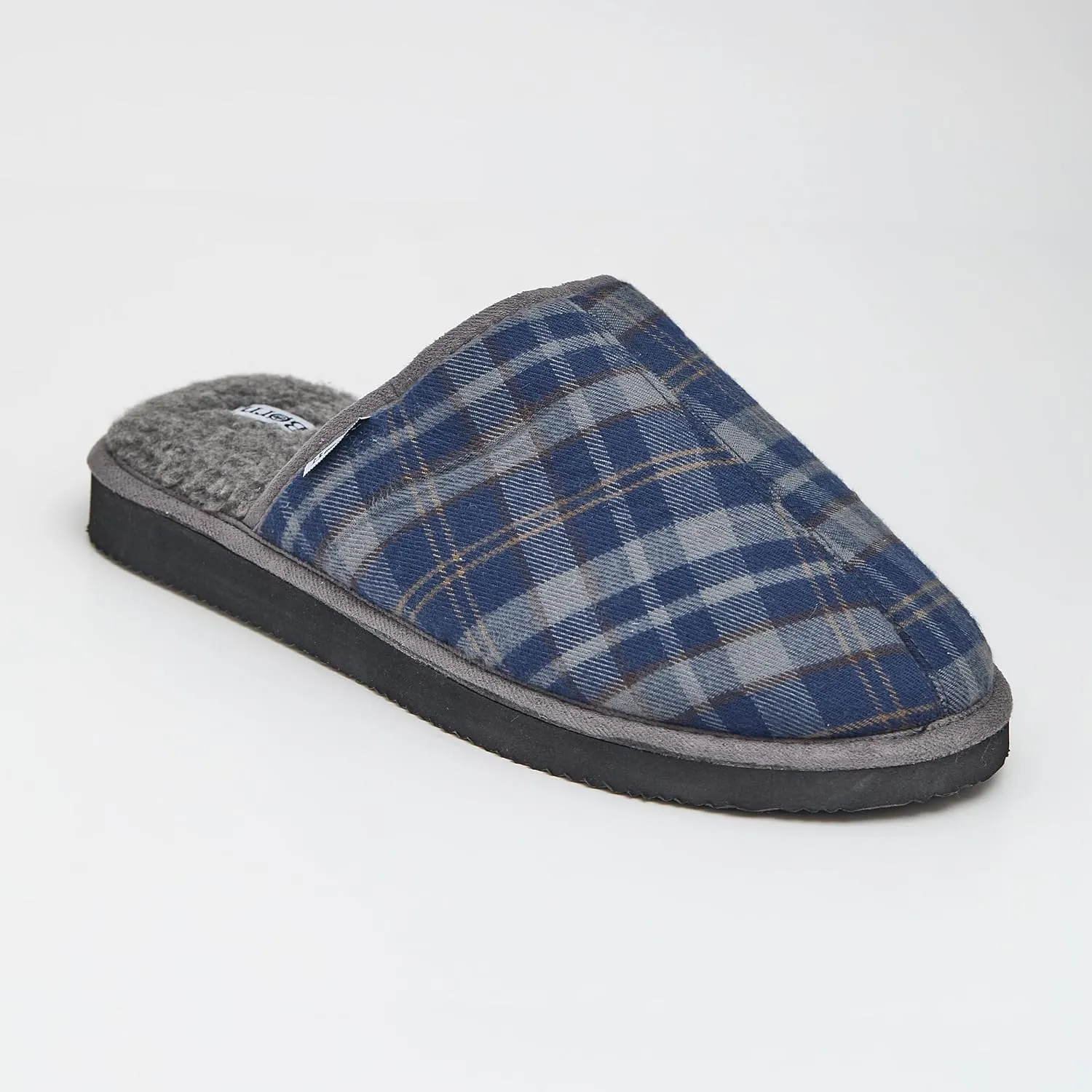 BORN Quilted Corduroy or Plaid Mens Slippers, Fleece or Sherpa-Lined House Slippers for Men, Gifts for Him