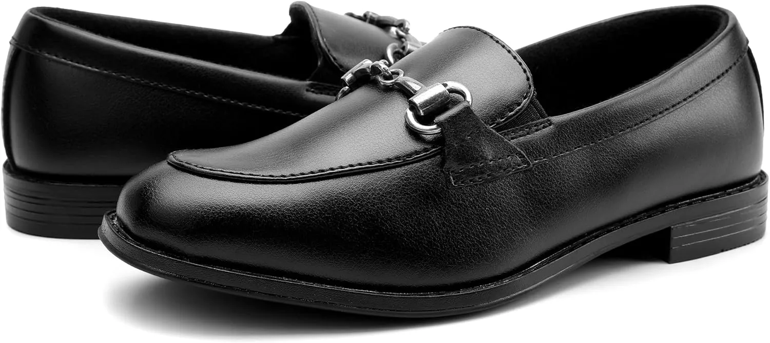 Boys Dress Shoes Oxford Loafers for Kids Slip On Penny Loafer(Little Kid/Big Kid)