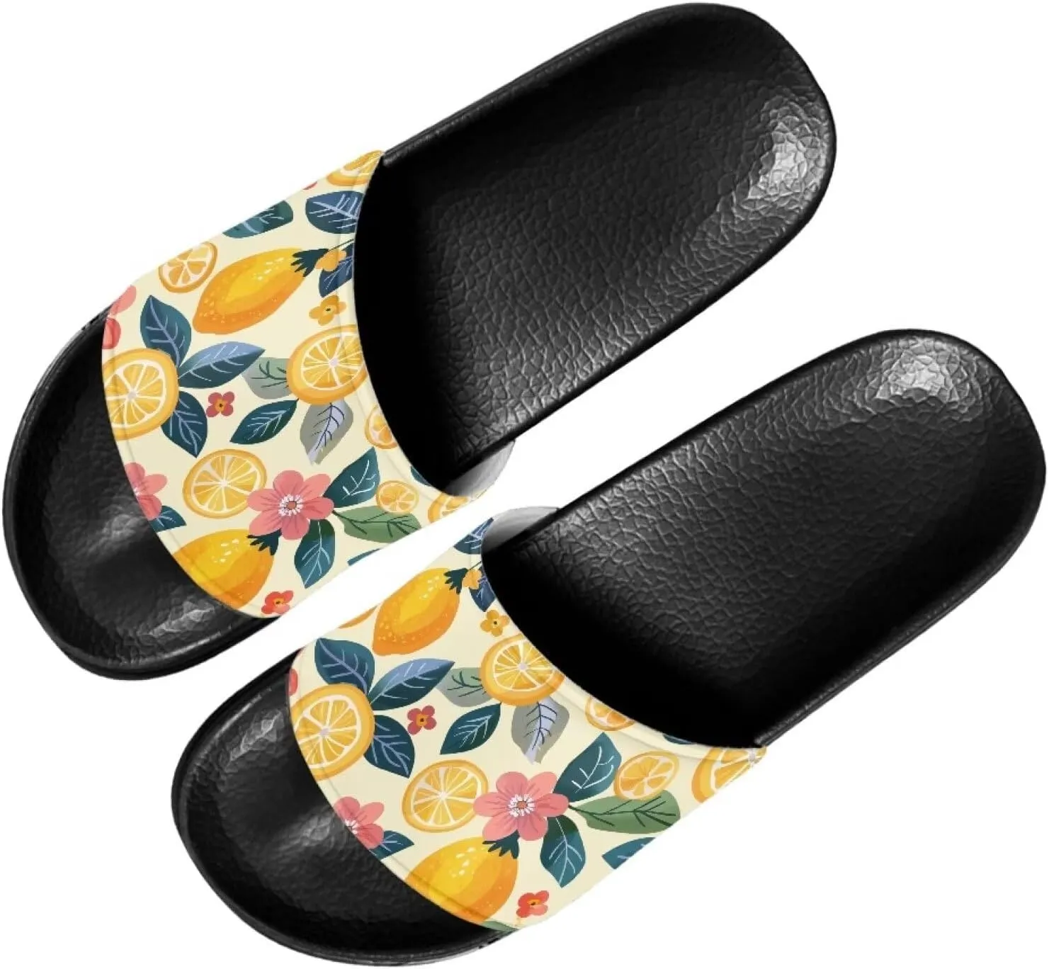 Casual Non-slip Slide Sandals for Women Men Open Toe House Sole Slipper Flat Lightweight Slipper for Bathroom Beach