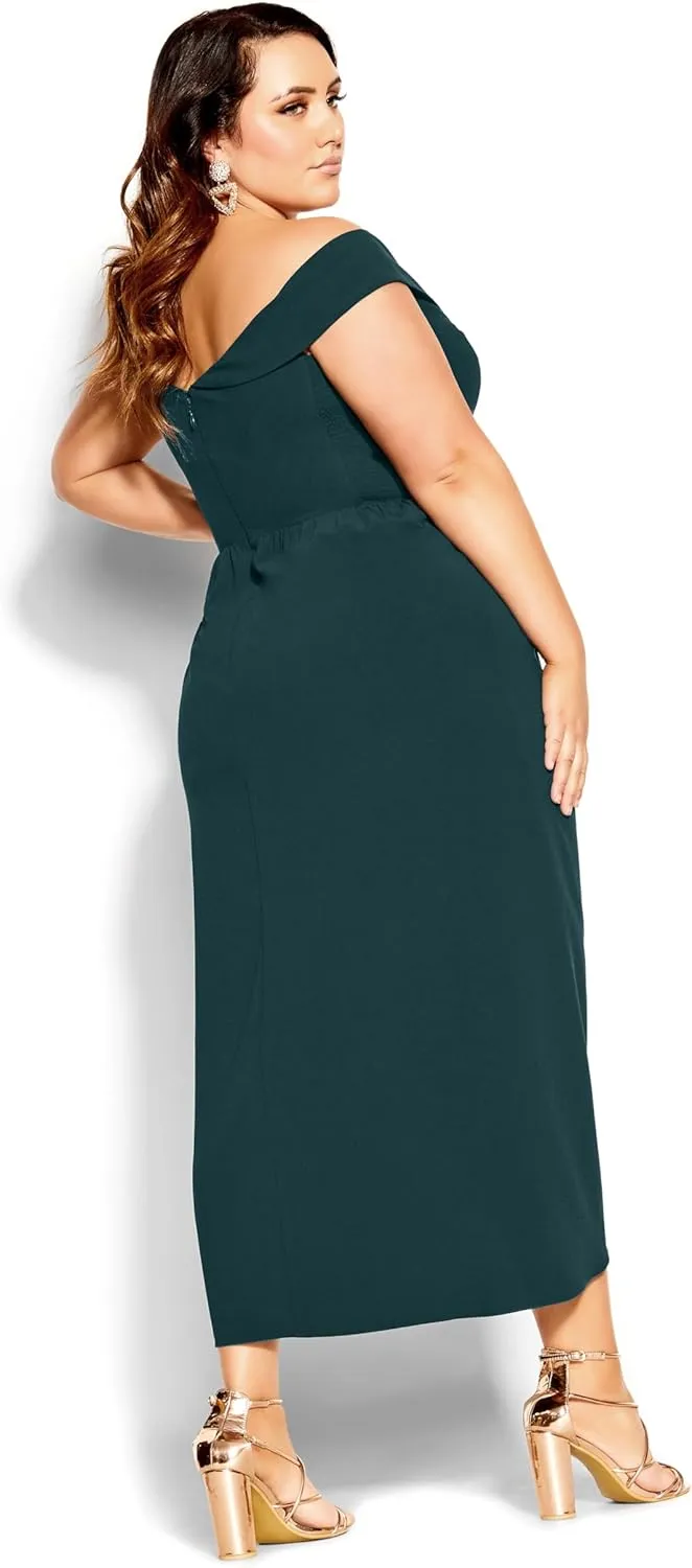 City Chic Women's Plus Size Dress - Ripple Love