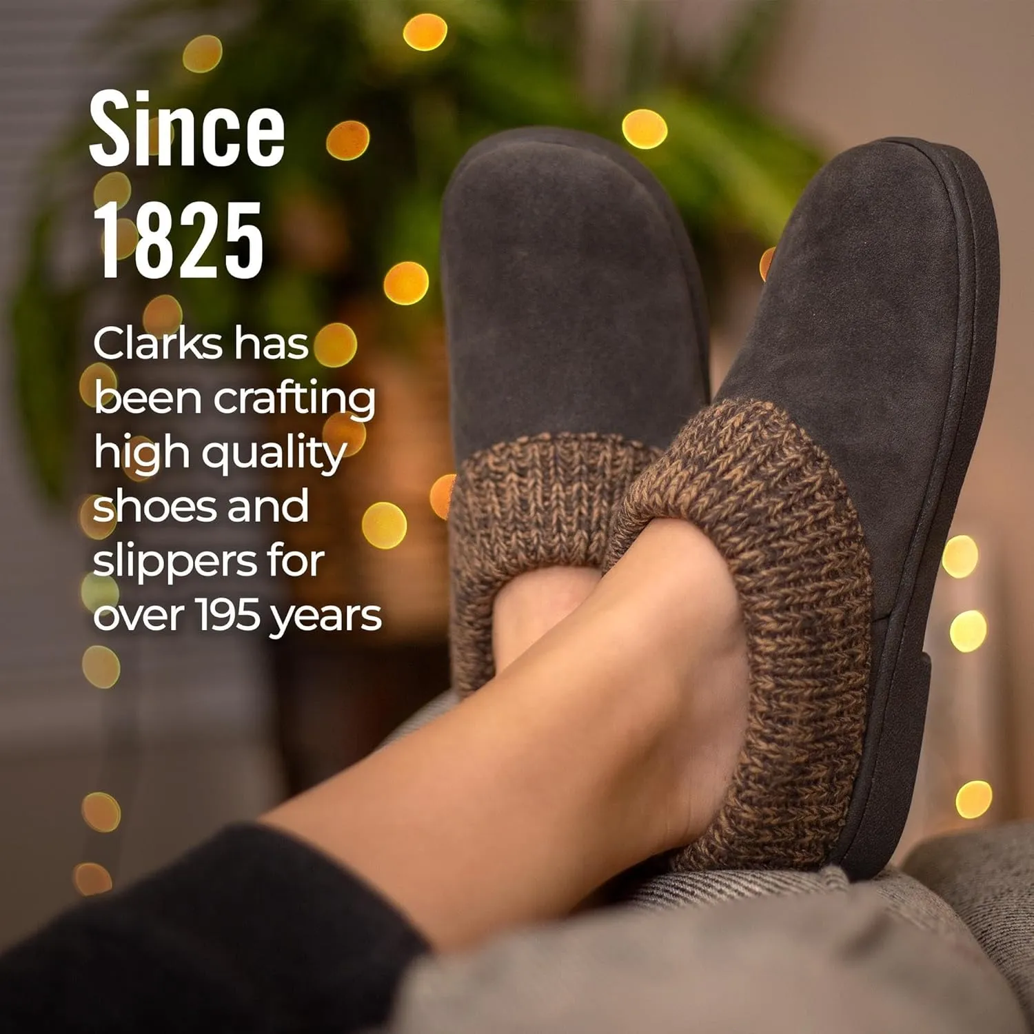 Clarks Angelina Women's Knitted Collar Clog Slipper