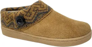 Clarks Women's Knitted Collar Clog (10 M US, Tan/Aztek Multi)