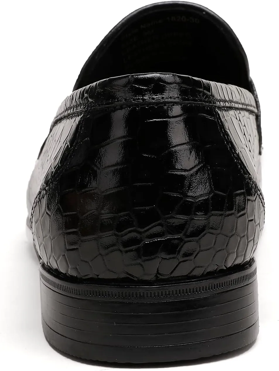 Classic Men's Tassel Dress Shoes, Alligator Printed Dress Loafer Casual Party Wedding Shoes Leather Penny Loafer for Mens