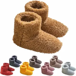 CLOUDEMO Boot Slippers for Women Indoor, Slipper Socks for Women, Cozy Warm Lined Non-Slip House Booties Slippers