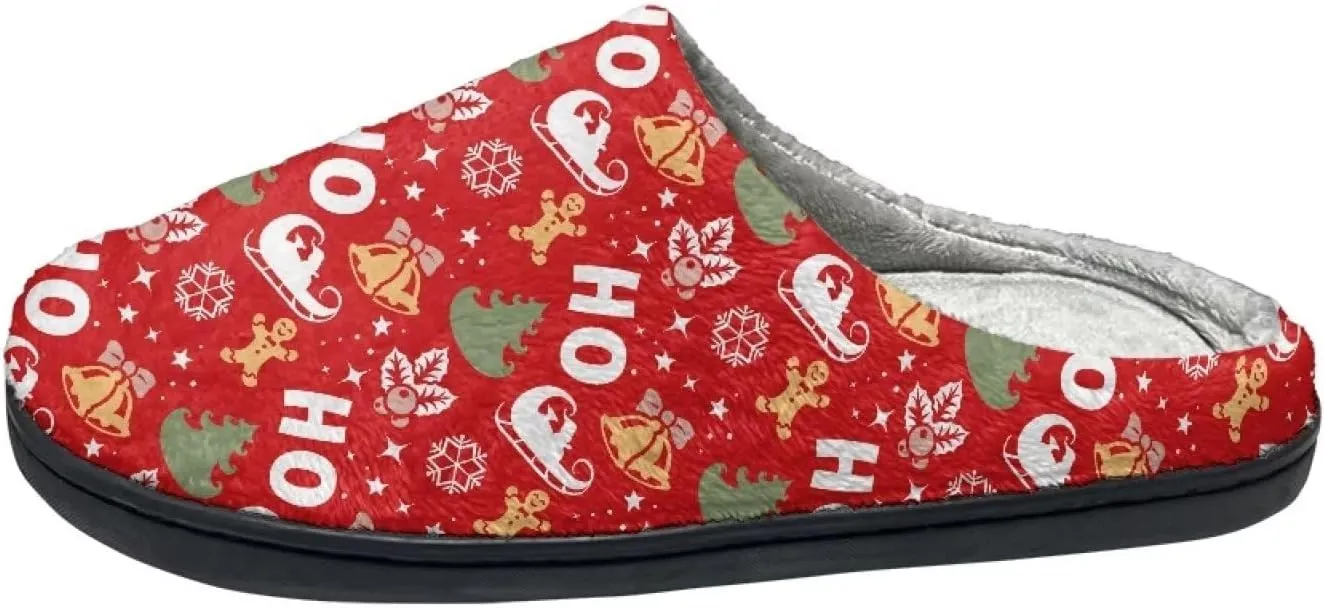 Cotton Slippers for Woman Cotton Slippers Washable Fuzzy Slippers Indoor Slip On Shoes Bedroom Slippers