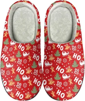 Cotton Slippers for Woman Cotton Slippers Washable Fuzzy Slippers Indoor Slip On Shoes Bedroom Slippers