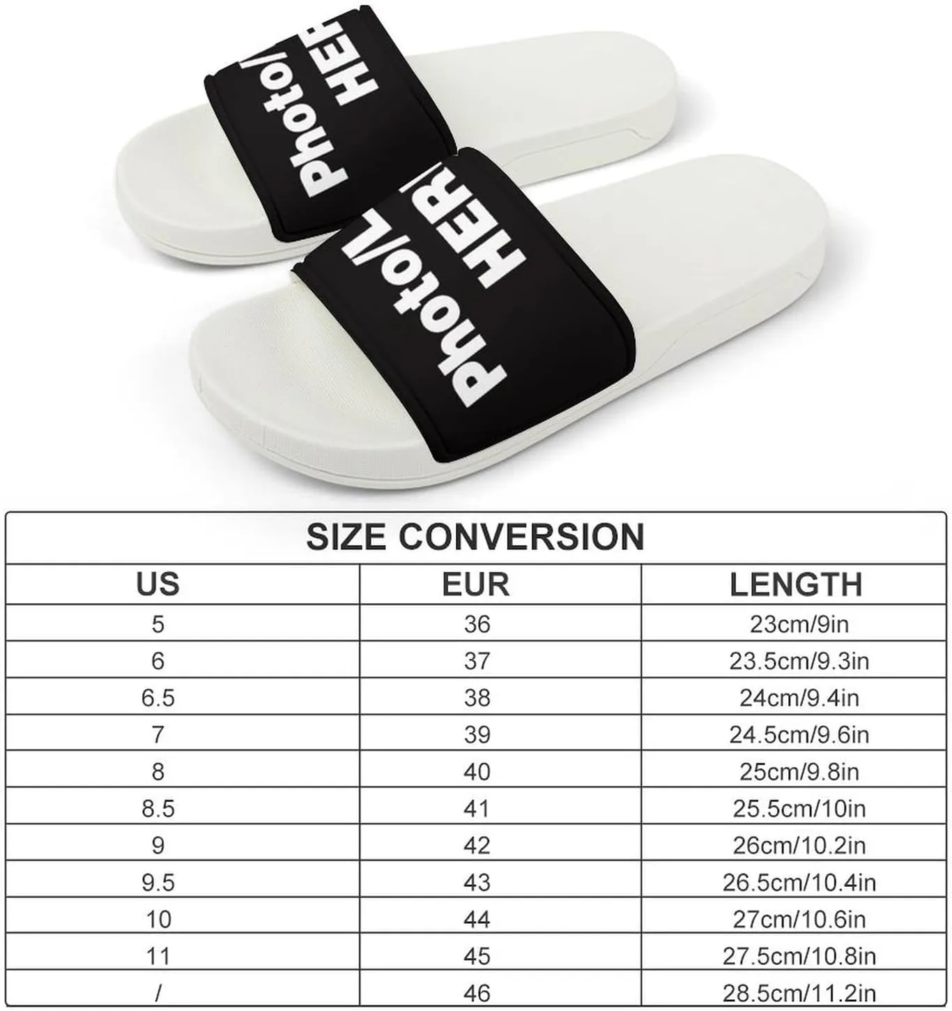 Custom Slippers Personalized Slippers for Women Men - Travel Home Slippers for Hotel Bedroom Outdoor Beachs