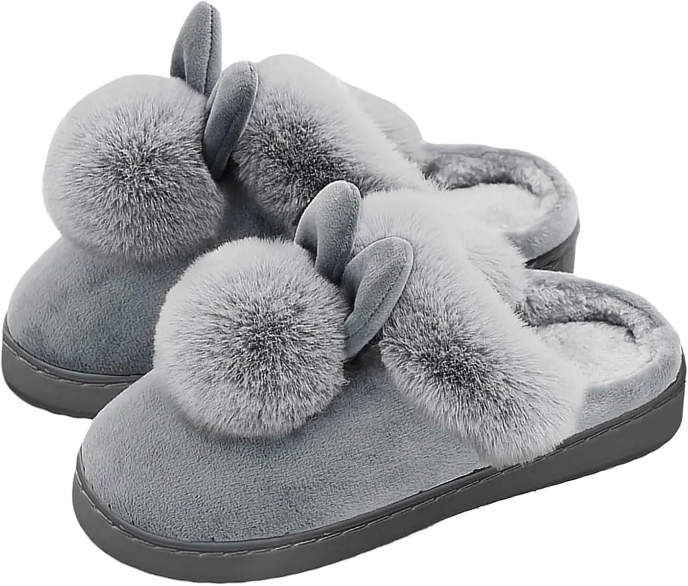 Cute Bunny Slippers for Women Home Bedroom Warm Animal Slippers Winter Indoor Fluffy Slippers Comfy Cozy Slippers