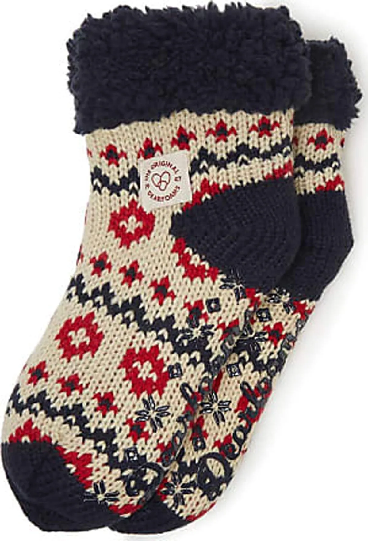Dearfoams Warm Indoor Slippers 60559 In Lattee For Women