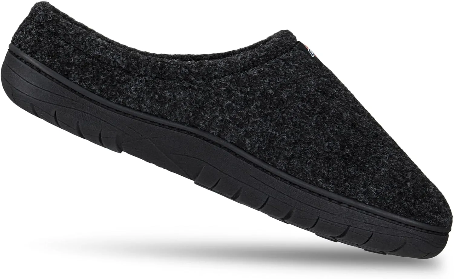 Dickies Men's Felt Clog Memory Foam Slipper - Indoor/Outdoor Sole, Machine Washable