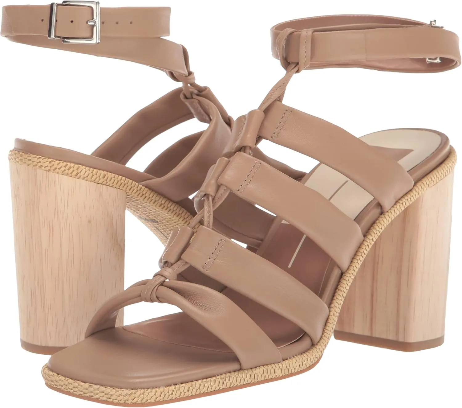 Dolce Vita Womens Sandal Square Toe Ankle Strap
