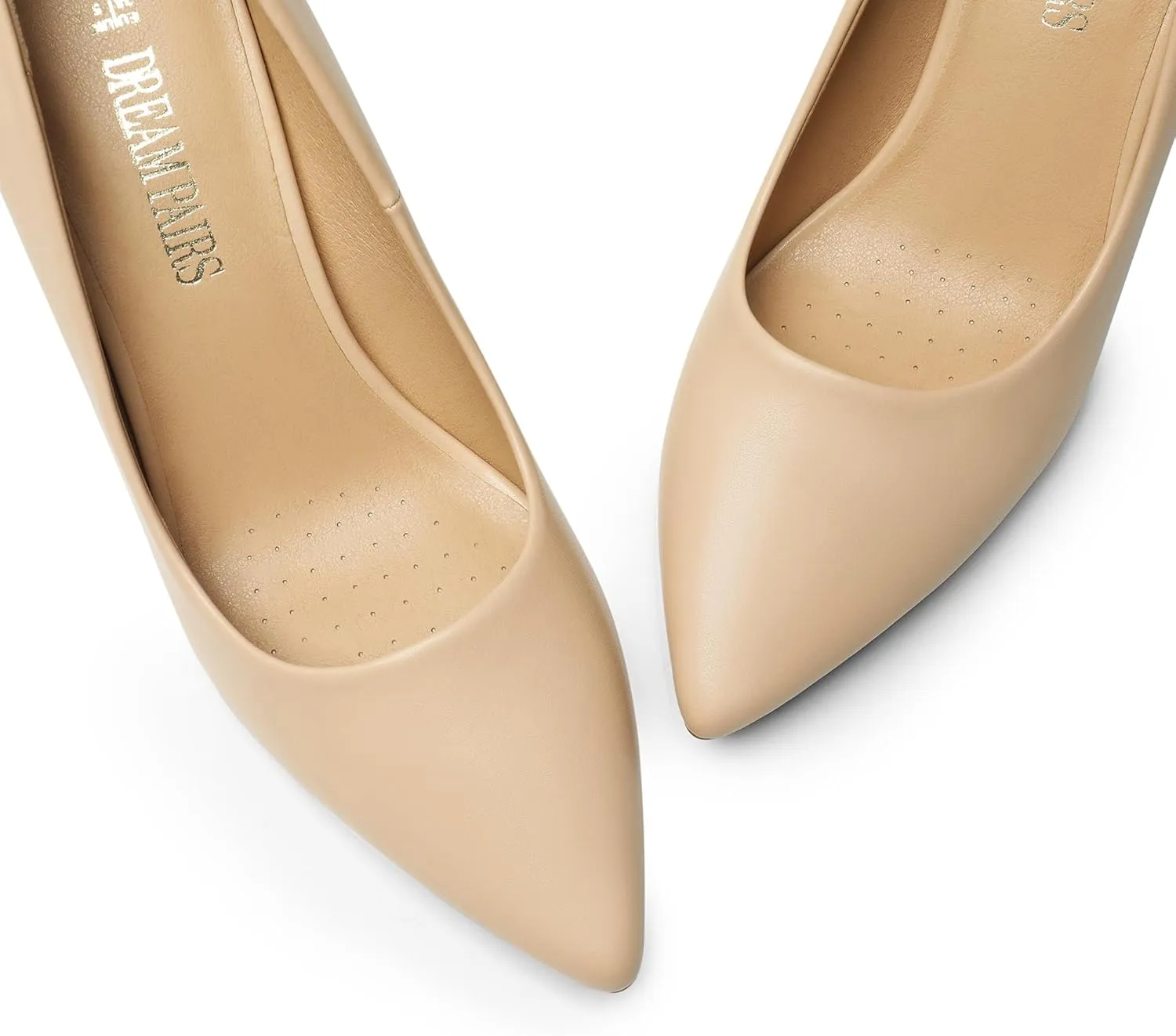 DREAM PAIRS Women's High Chunky Pointed Closed Toe Block Heels Wedding Classic Slip On Dress Pumps Shoes