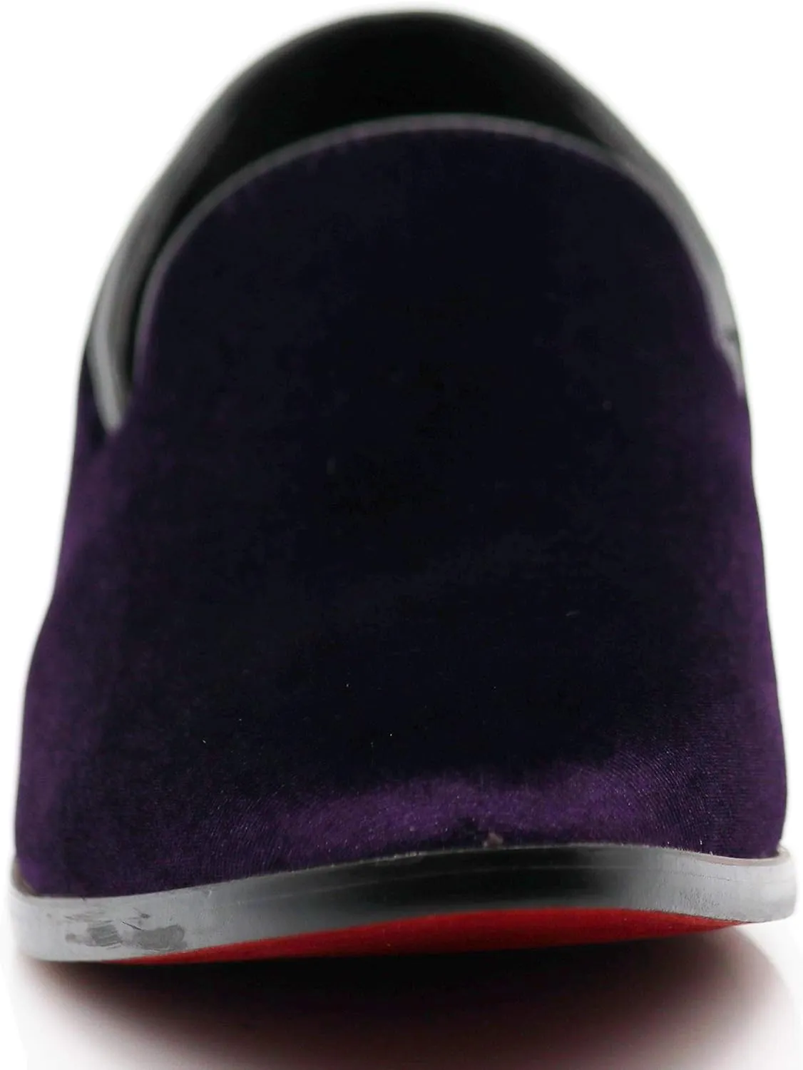 Enzo Romeo Men's Fashion Formal Tuxedo Slip On Loafer Velvet Dress Shoes SKO03
