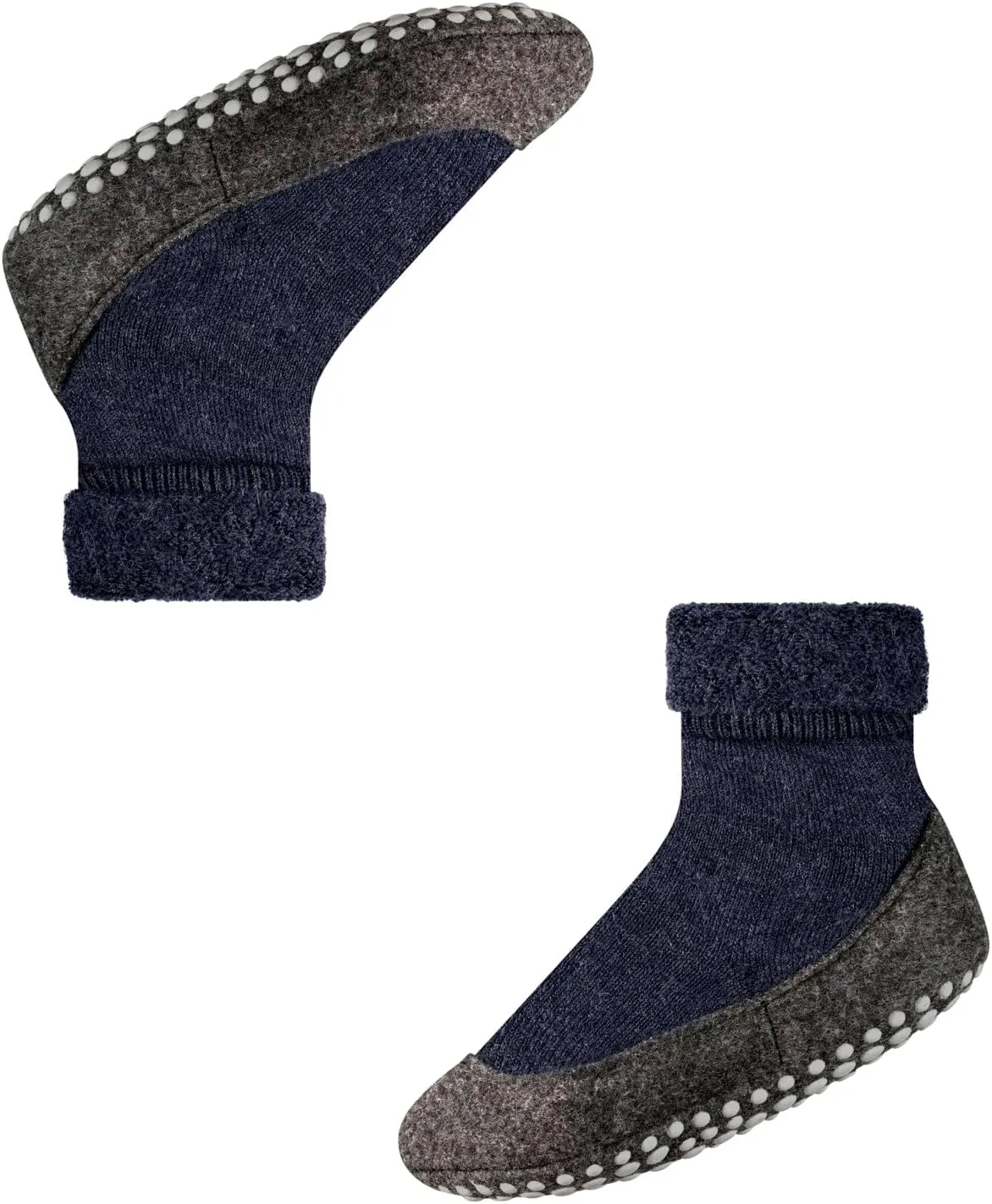FALKE Unisex Kids Cosyshoe Slipper Socks, Merino Wool, Grips, 1 Pair