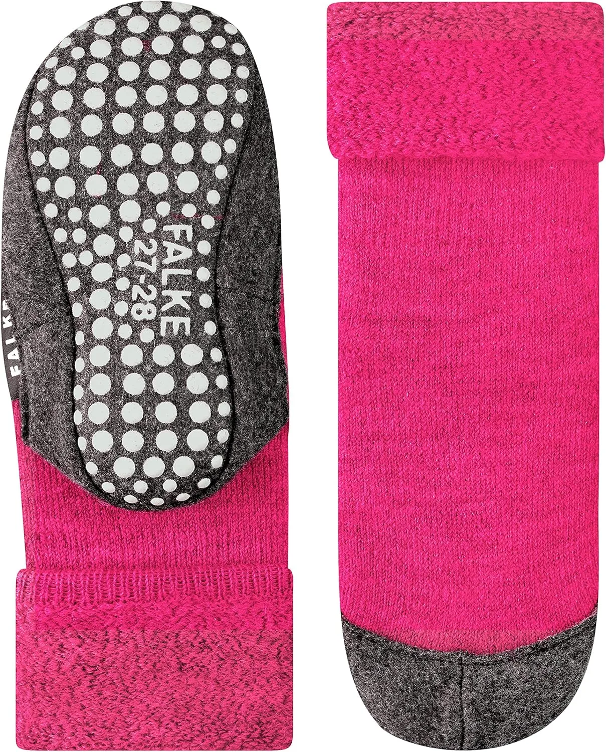 FALKE Unisex Kids Cosyshoe Slipper Socks, Merino Wool, Grips, 1 Pair
