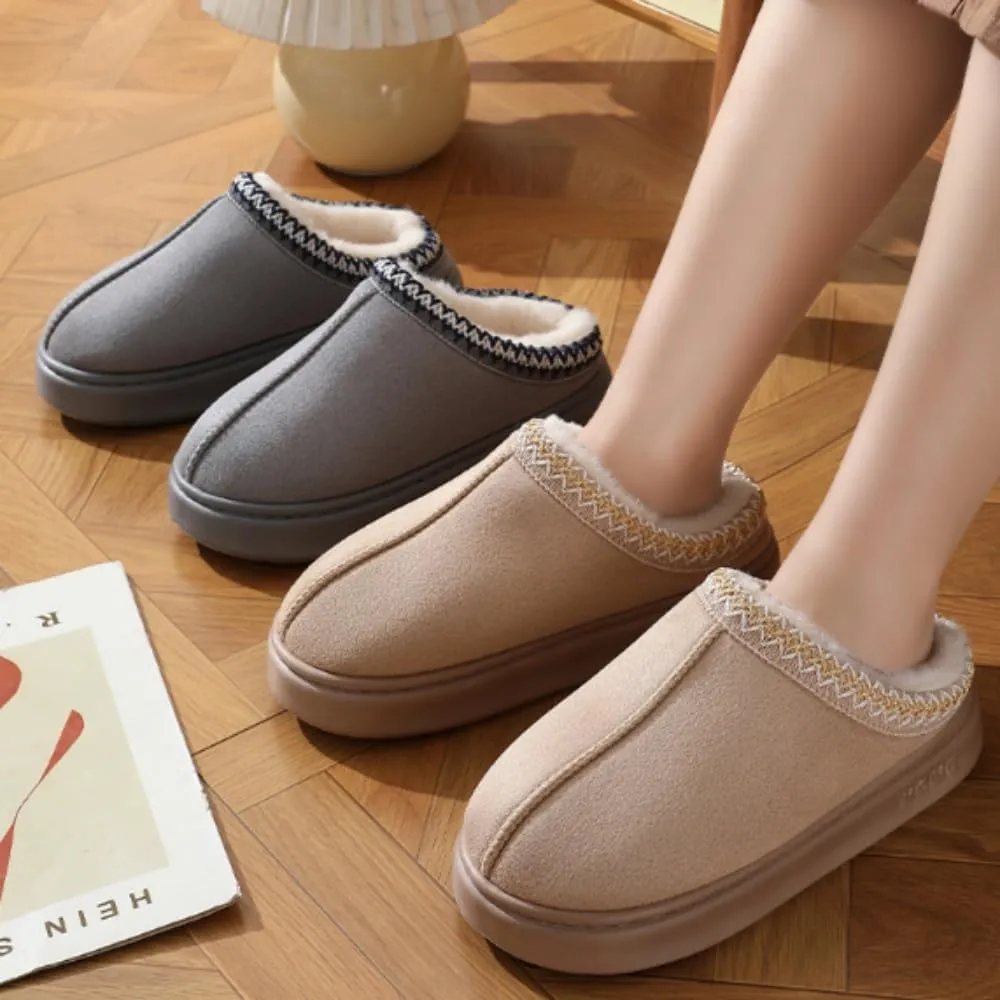 FAYUEKEY Womens Fuzzy Slippers Memory Foam House Bedroom Fluffy Trendy Gift Cloud Shoes