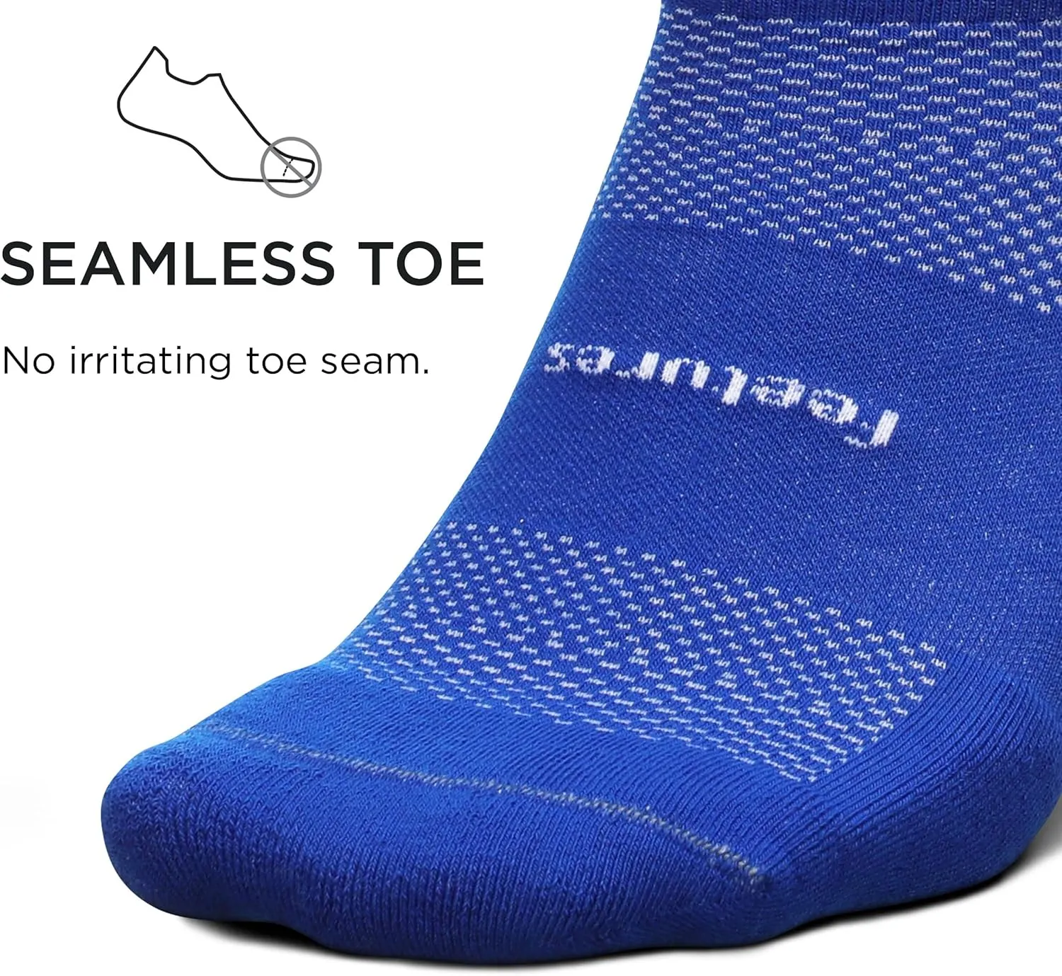 Feetures High Performance Ultra Light Ankle Sock - No Show Socks for Women & Men with Heel Tab - (1 Pair)