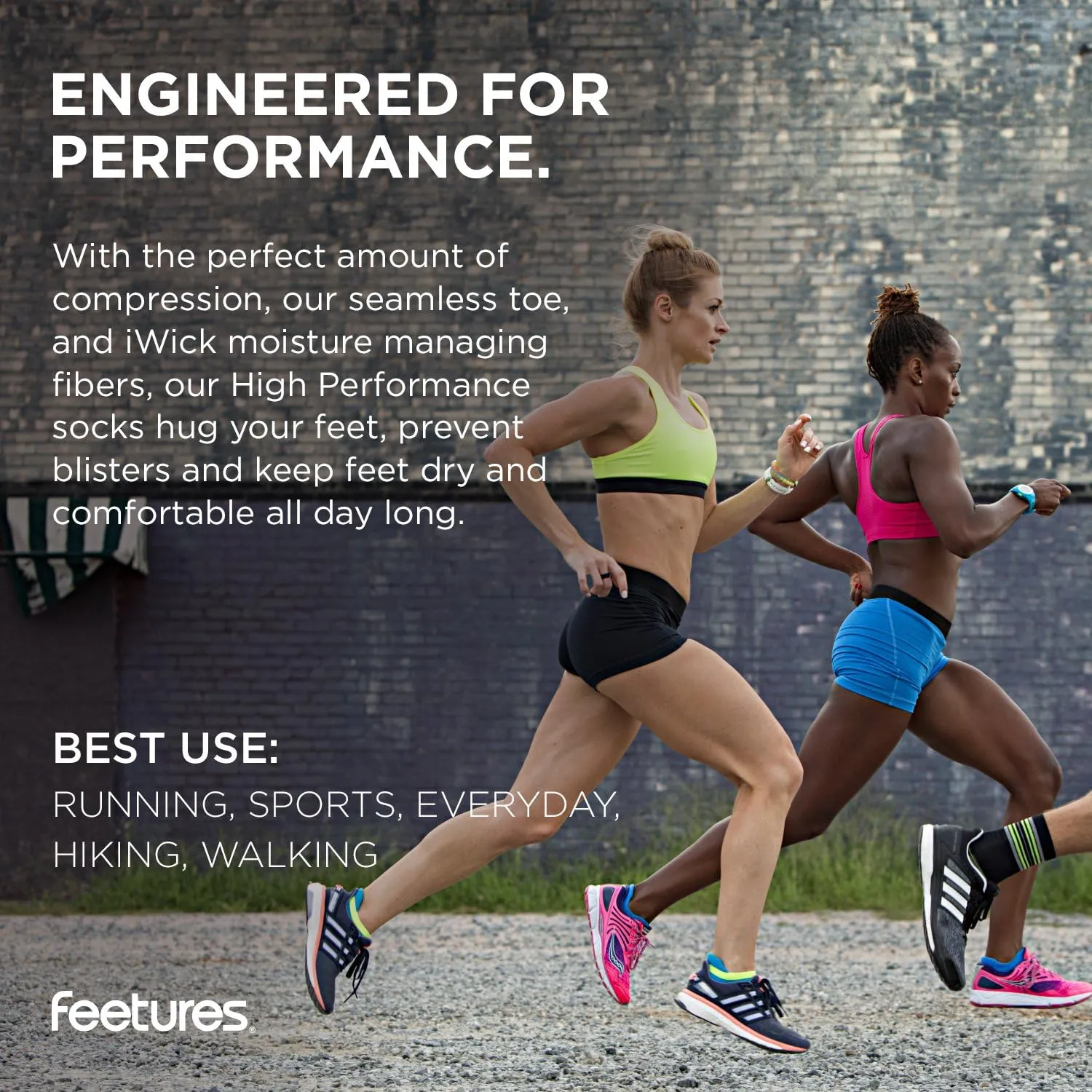 Feetures High Performance Ultra Light Ankle Sock - No Show Socks for Women & Men with Heel Tab