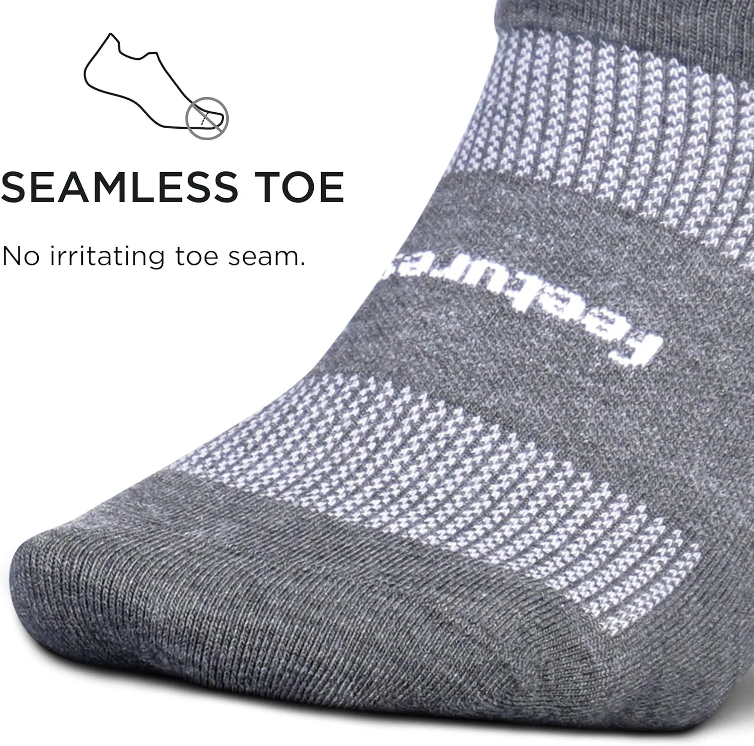 Feetures High Performance Ultra Light Ankle Sock - No Show Socks for Women & Men with Heel Tab