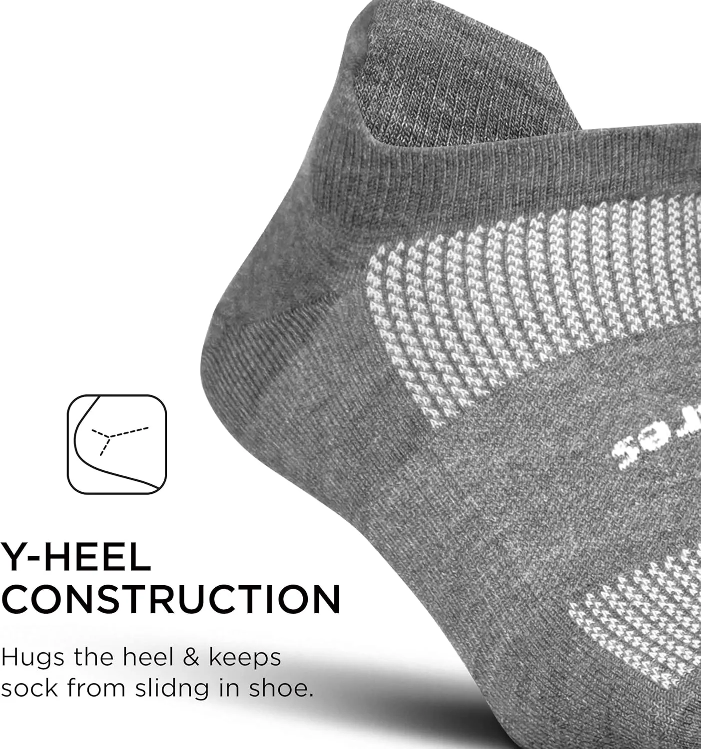Feetures High Performance Ultra Light Ankle Sock - No Show Socks for Women & Men with Heel Tab