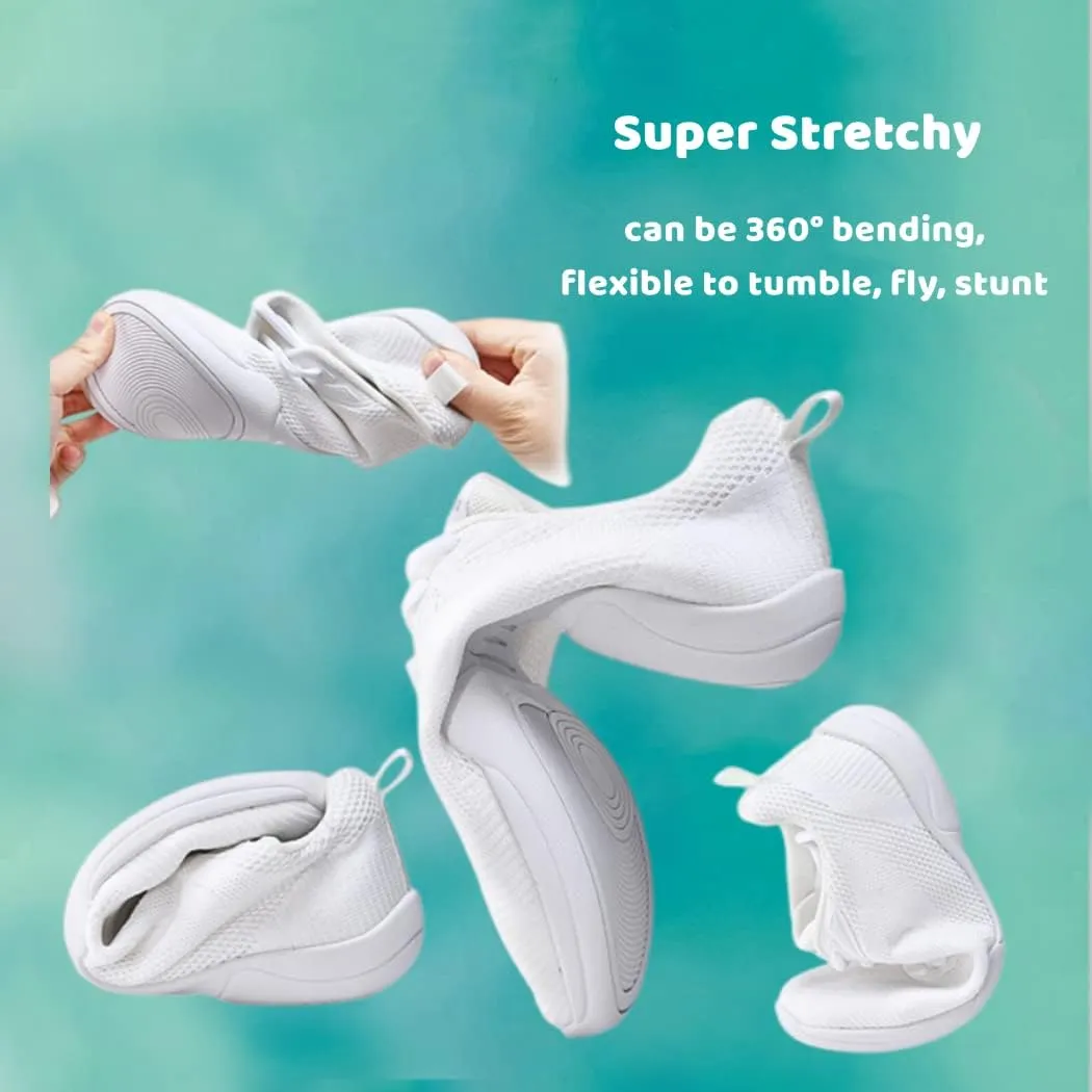Girls Cheer Shoes White Cheerleading Shoes Dance Athletic Sneakers White Competition Cheerleading Dance Shoes