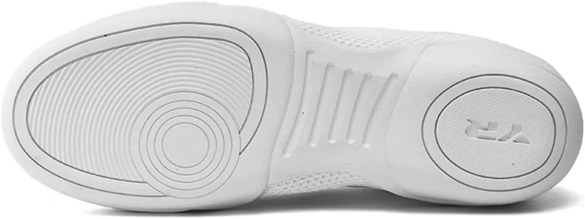 Girls Cheer Shoes White Cheerleading Shoes Dance Athletic Sneakers White Competition Cheerleading Dance Shoes