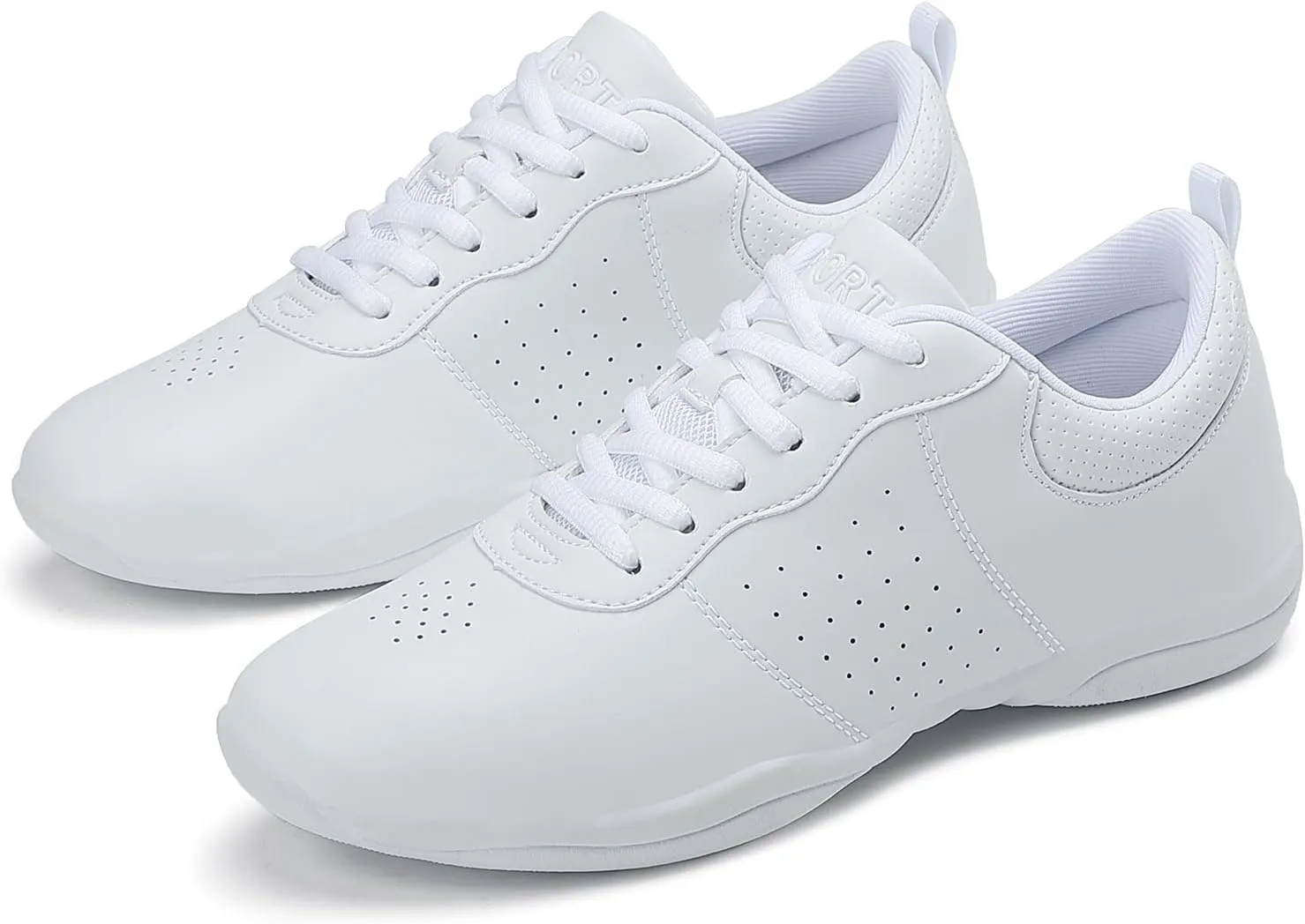 Girls White Cheer Shoes Youth Cheerleading Dance Sneaker Training Competition for Girls' Cheerleading Shoes