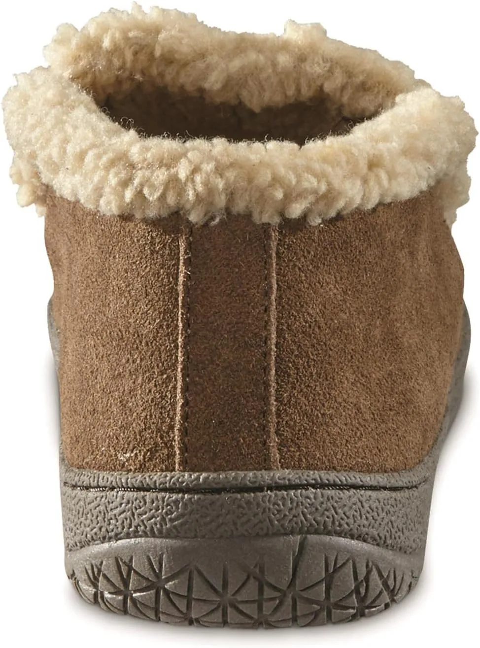 Guide Gear Burly II Men’s Fuzzy Warm Cozy Moccasin Slippers Indoor Outdoor Bedroom House Shoes