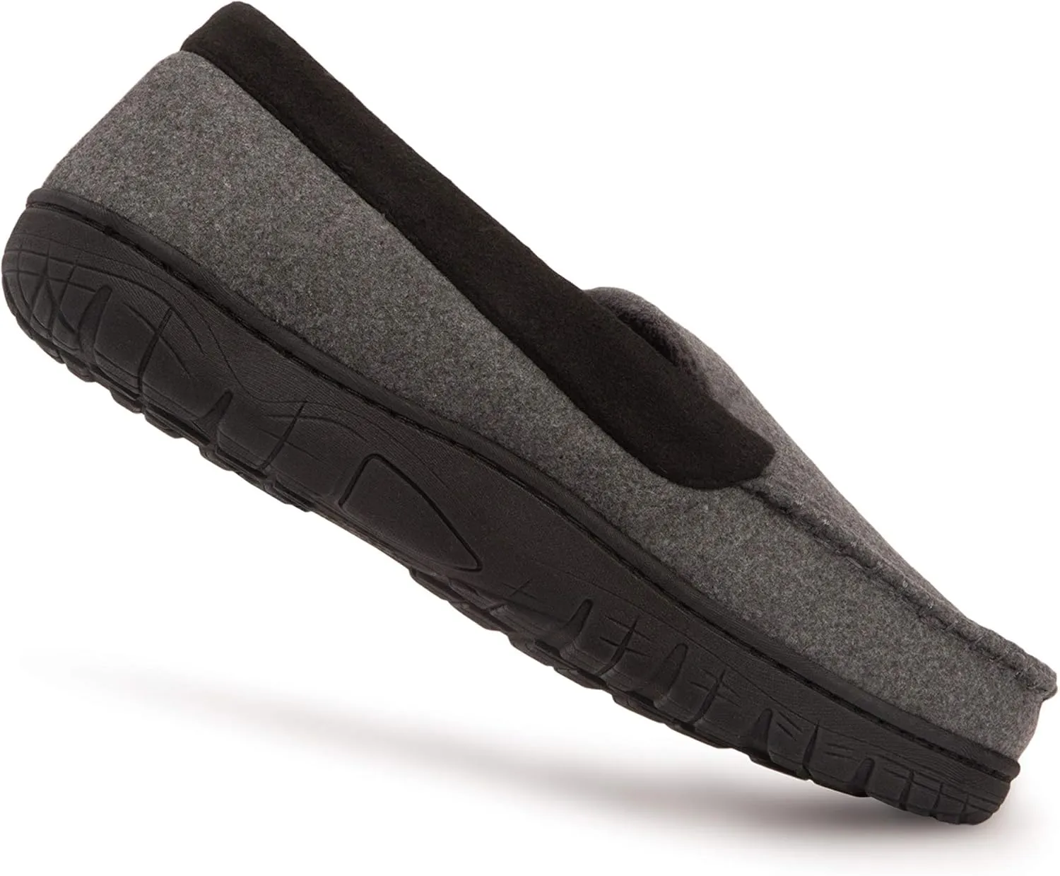 Hanes Men's Textured Moccasin Slipper