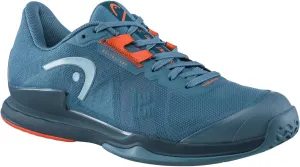 HEAD Unisex-Adult Sprint Pro 3.5 Tennis Shoes (Bluestone/Orange, us_Footwear_Size_System, Men, Medium, Numeric_8_Point_5)