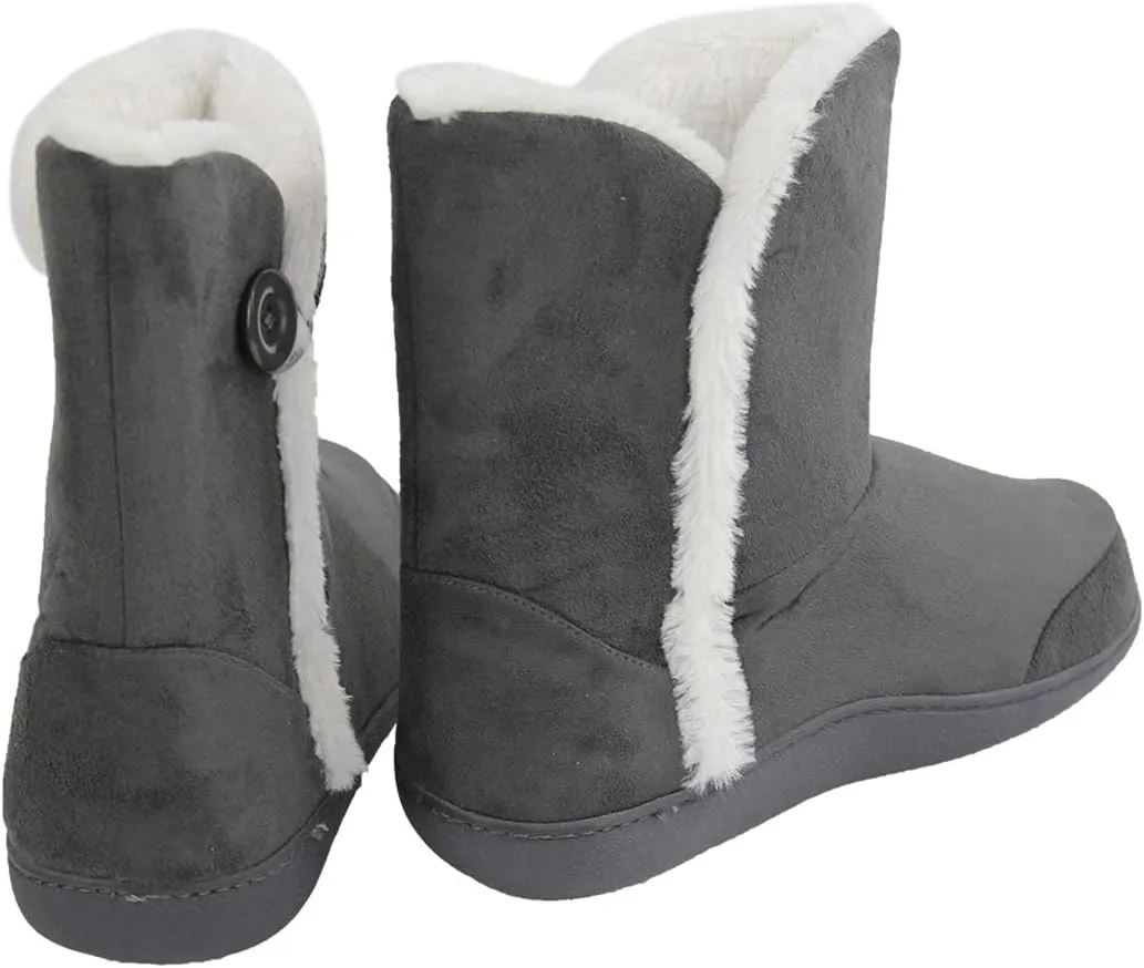 Home Slipper Women's Winter Warm Memory Foam Indoor/Outdoor House Slippers Boots