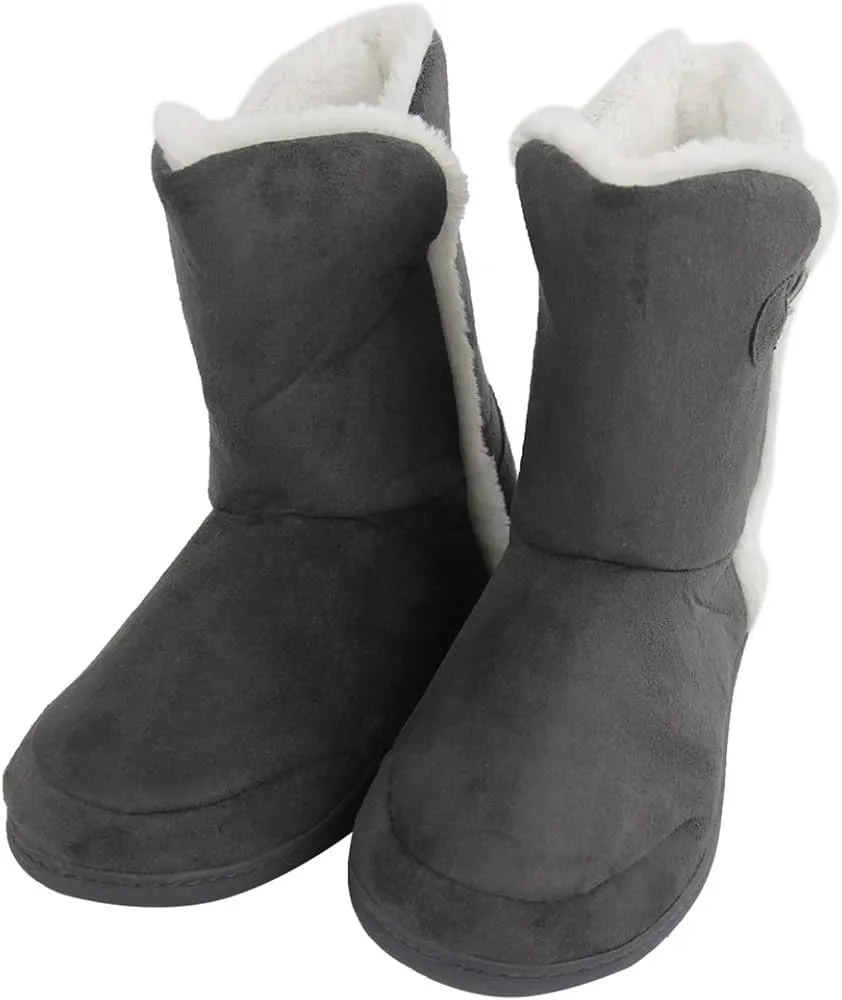 Home Slipper Women's Winter Warm Memory Foam Indoor/Outdoor House Slippers Boots
