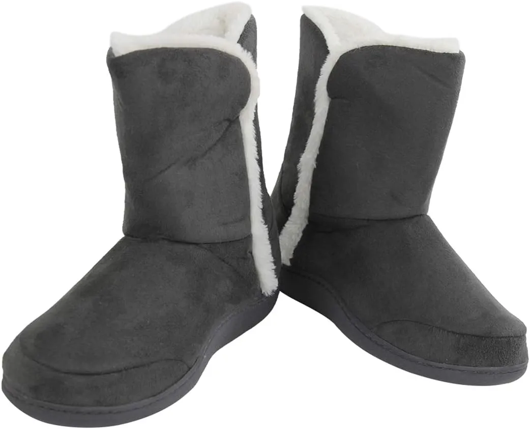 Home Slipper Women's Winter Warm Memory Foam Indoor/Outdoor House Slippers Boots