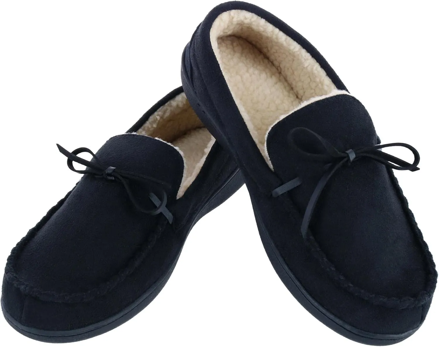 isotoner Men's Microsuede Nigel Moccasin Slipper
