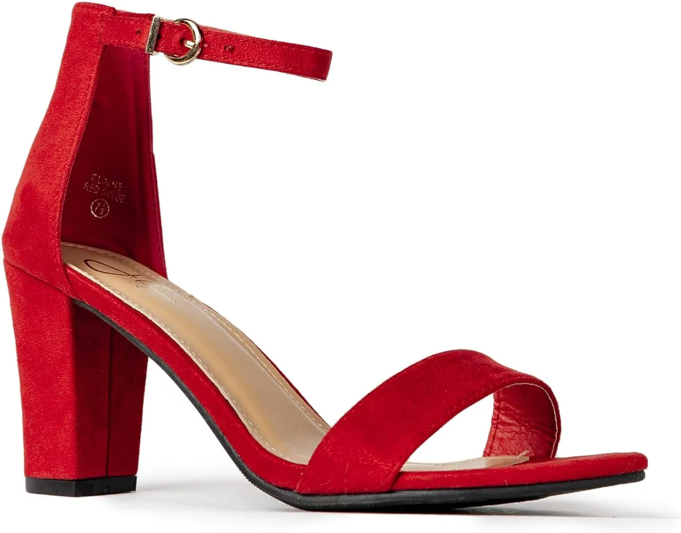 J. Adams Elaine High Heel - Classic Adjustable Ankle Strap Chunky Block Pumps