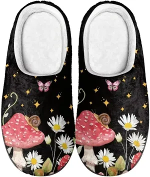 Jeiento Fluffy Winter House Shoes for Women Ladies Closed Toe Slipper Indoor Bedroom Slipper Anti-Skid Rubber Casual Soft Slides Scuff Slippers