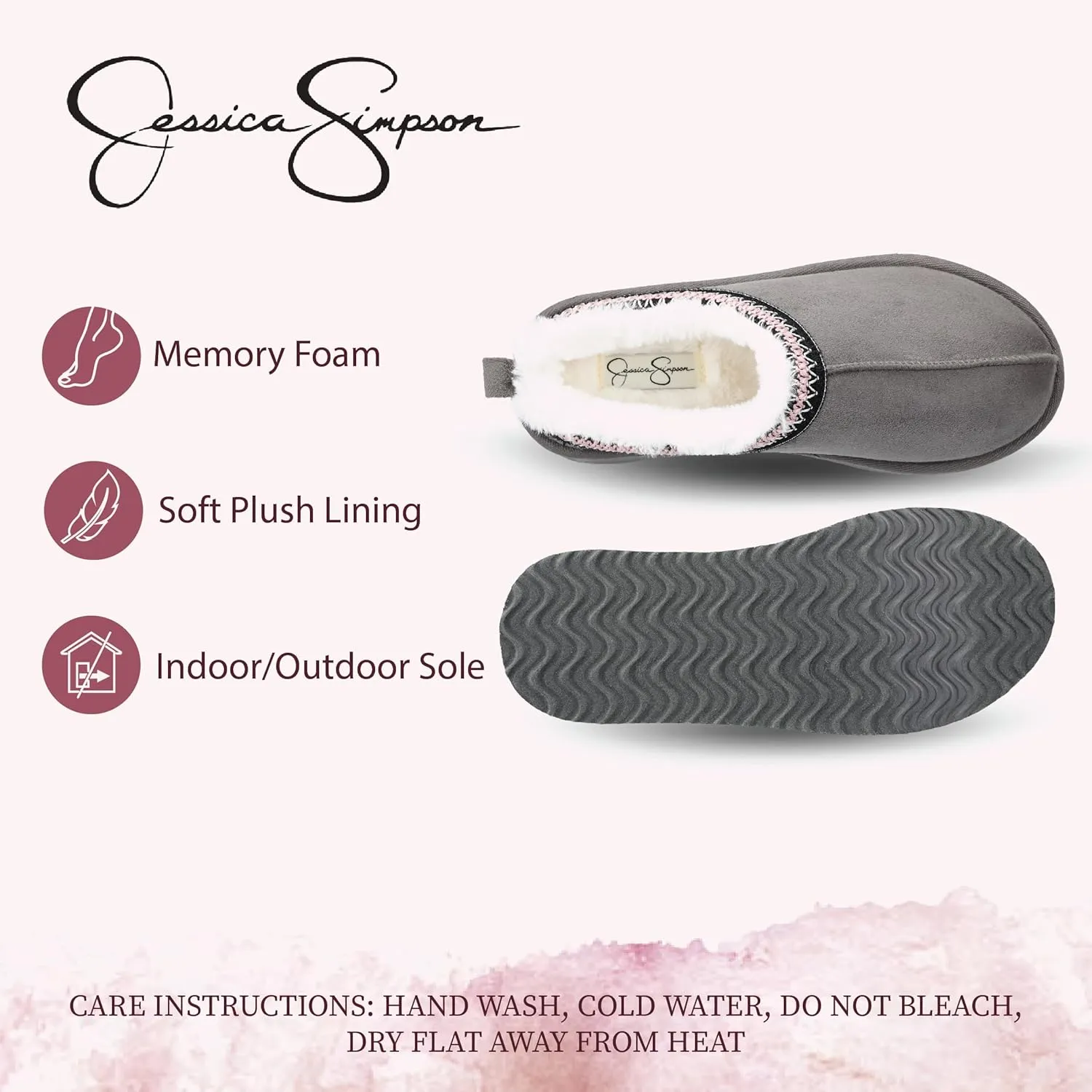 Jessica Simpson Women’s and Girl’s Indoor/Outdoor Platform Clog Slipper - Mommy & Me Size Options