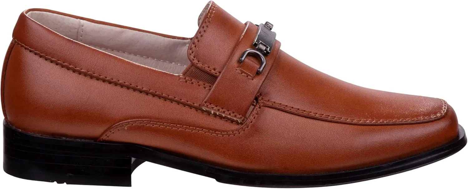 Joseph Allen Men's Penny Loafer Classic Lace-Up Business Casual Dress Formal Shoes (Boys Sizes)