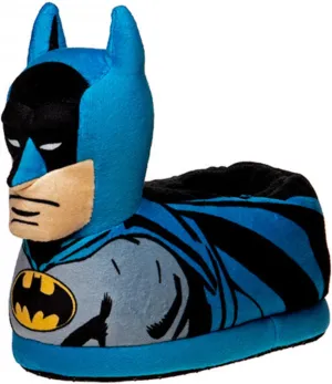 Josmo Boy's Batman Slipper Dark Knight Superhero Lightweight Comfort Soft Aline Plush House Shoes