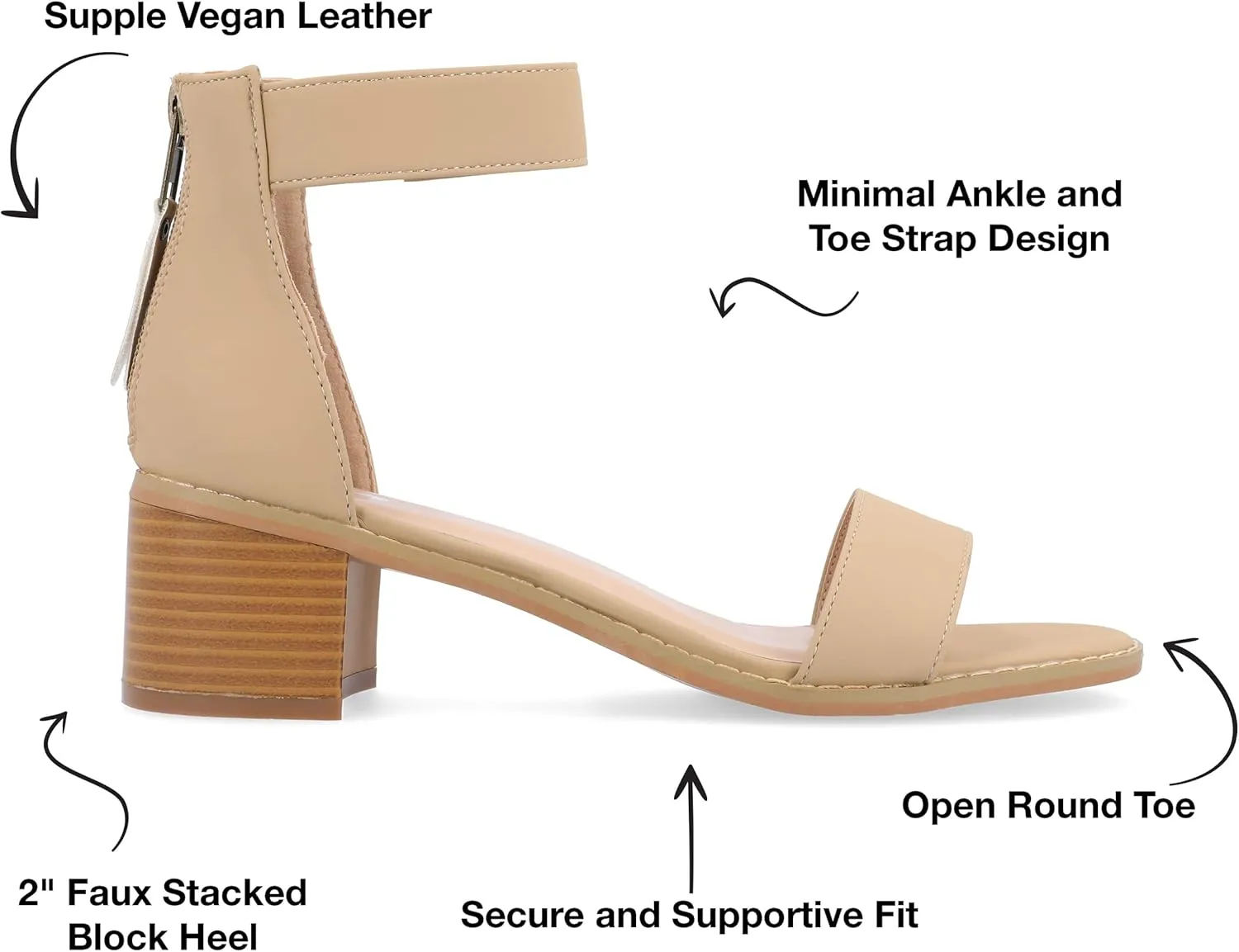 Journee Collection Women's Heeled Sandals