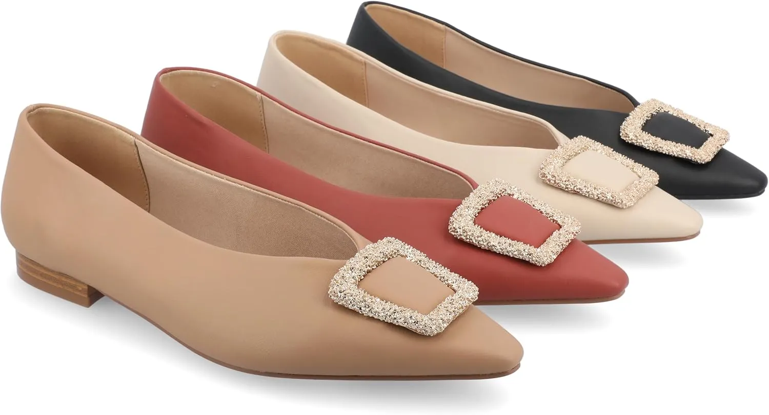 Journee Collection Women's Tru Comfort Foam Elowen Flats Ballet