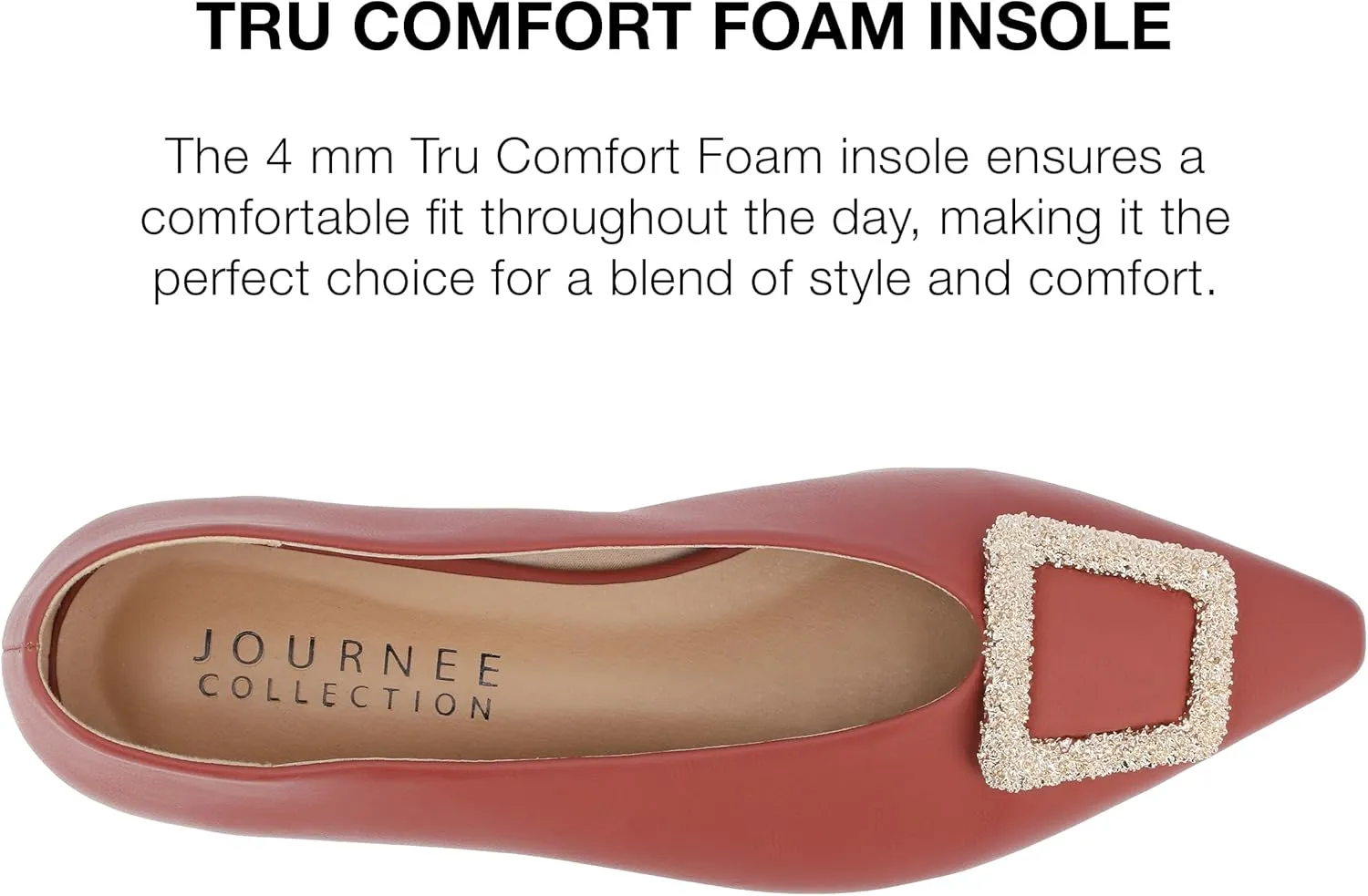 Journee Collection Women's Tru Comfort Foam Elowen Flats Ballet
