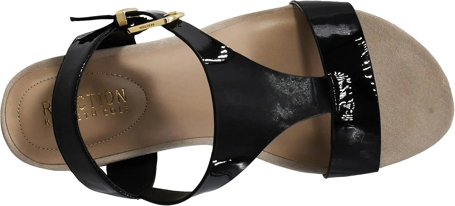 Kenneth Cole REACTION Women's Card T-Strap Wedge Sandal