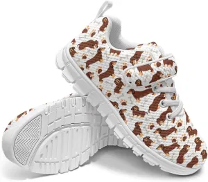 Kids' Dog Athletic Sneaker for Girls Boys Running Hiking Sneaker Tennis Fitness Training Shoes