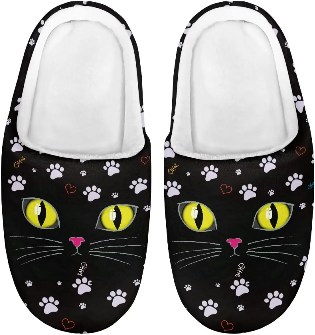 Kids Slippers for Girls Boys - Plush Fuzzy Indoor Shoes