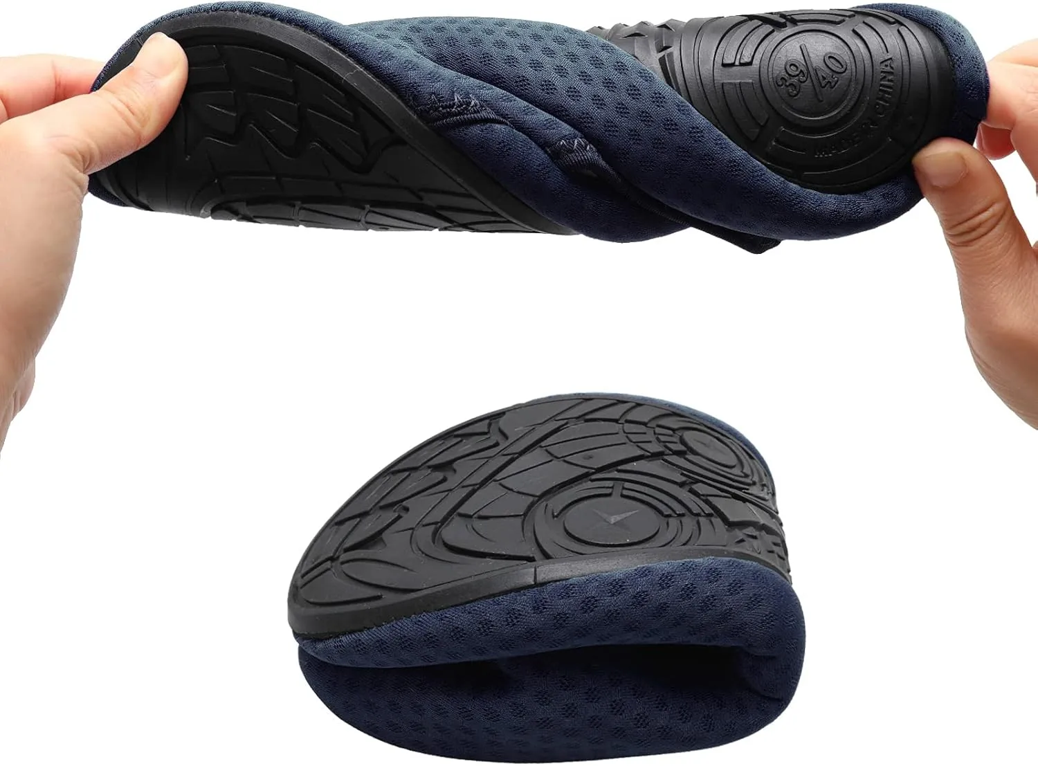 L-RUN Womens Mens House Slippers Indoor Home Shoes Warm Barefoot Slippers Outdoor House Shoes Anti-slip