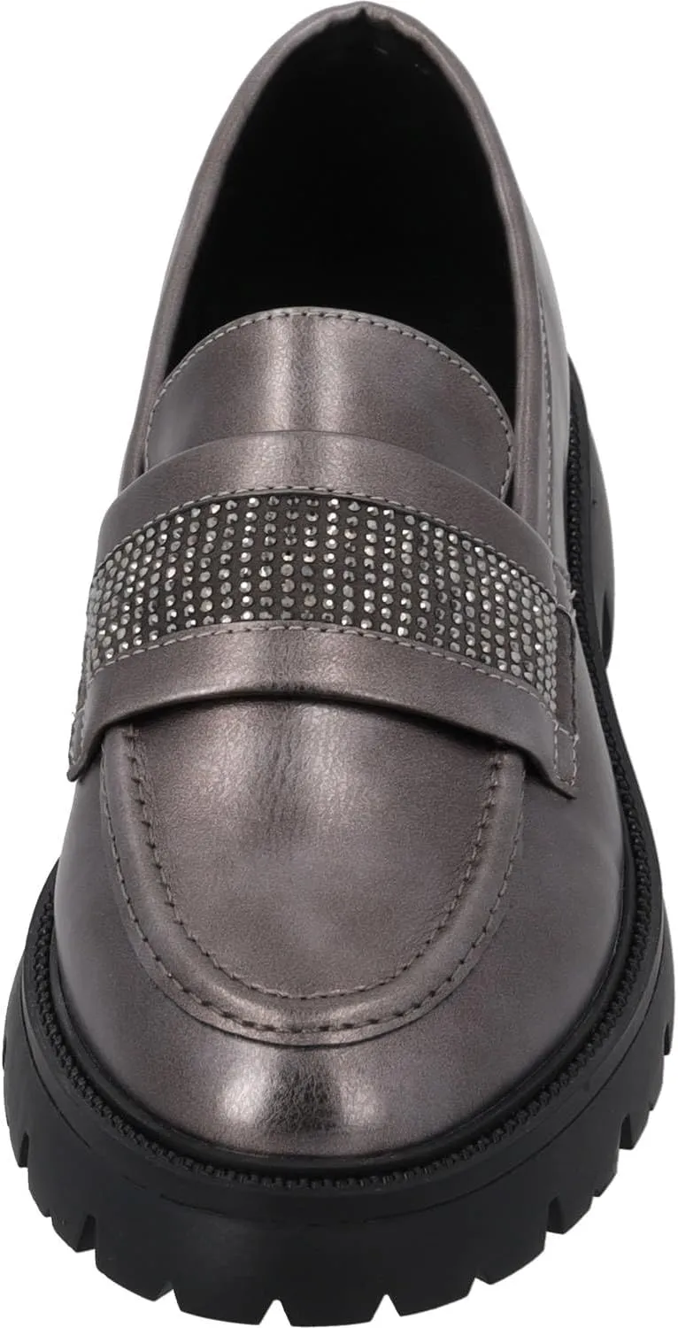 Loafers Women's Dafnea - Stylish & Comfortable Low Shoes with Decorative Glitter Band - Durable TPR Sole for Firm Grip - Ideal for Elegant Outfits