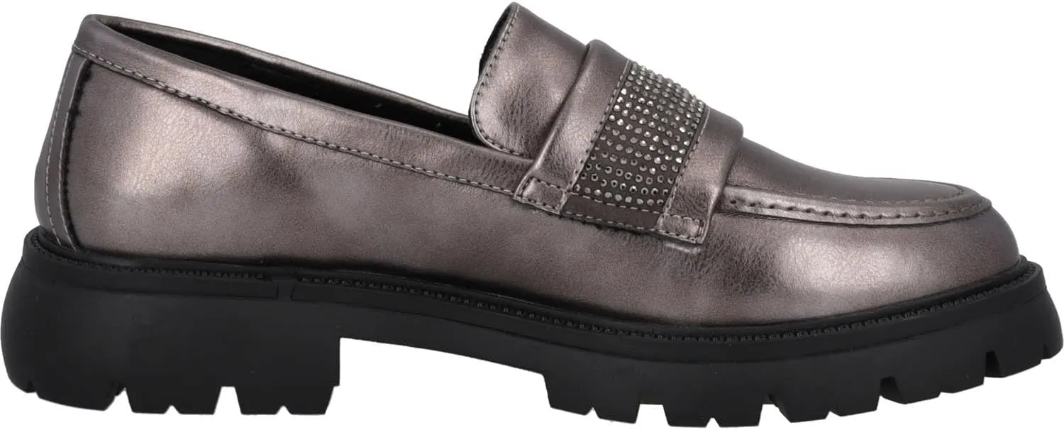 Loafers Women's Dafnea - Stylish & Comfortable Low Shoes with Decorative Glitter Band - Durable TPR Sole for Firm Grip - Ideal for Elegant Outfits